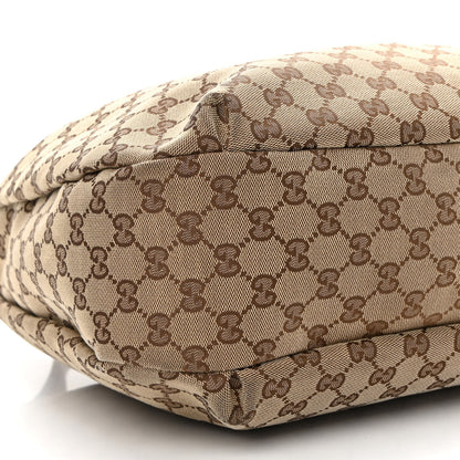 Gucci Monogram Large New Ladies Web Hobo Dark Brown 8 of 11