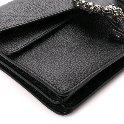 Gucci Pebbled Calfskin Small Dionysus Shoulder Bag Black 11 of 12