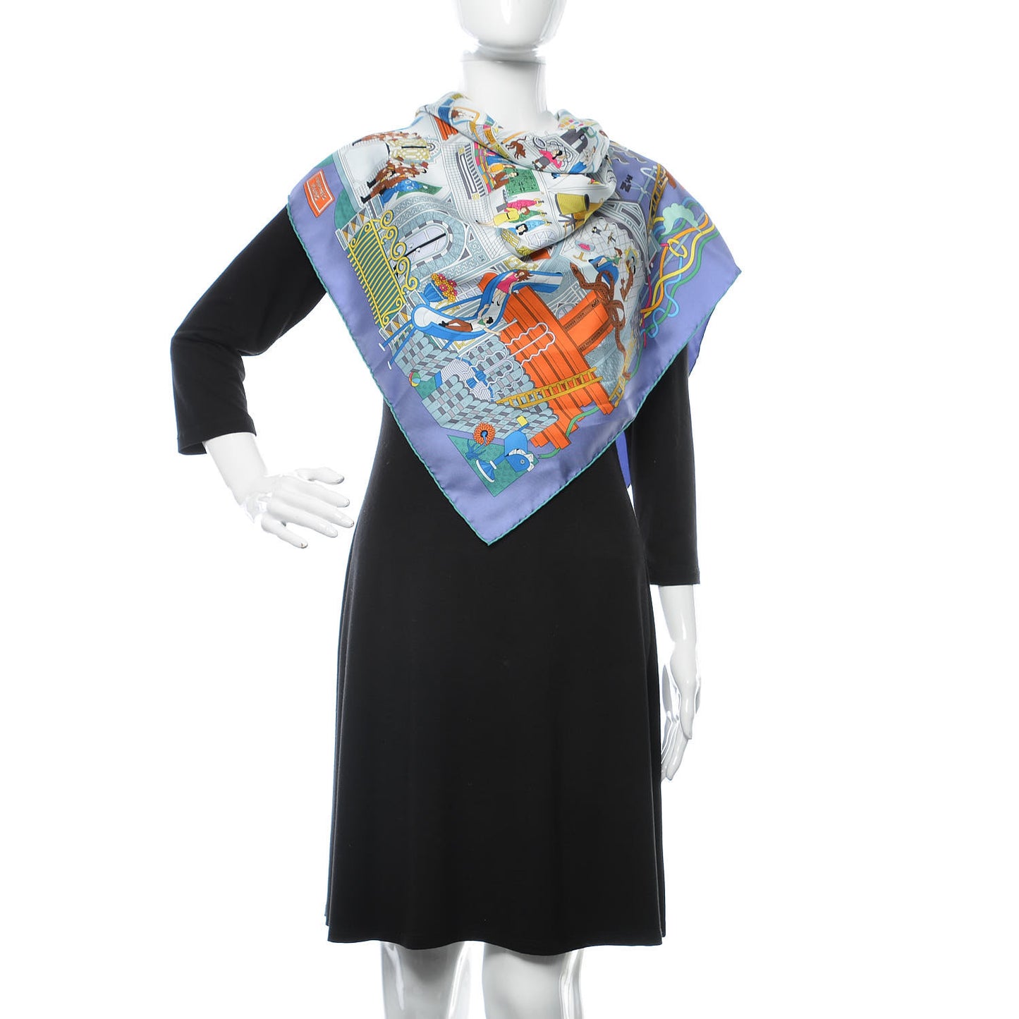 Silk La Maizeon Des Carres Scarf 90