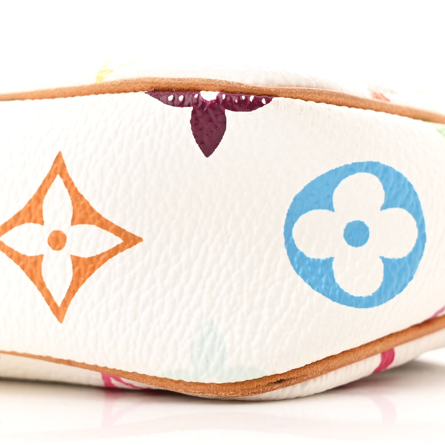 Louis Vuitton Monogram Multicolor Pochette Accessories White 9 of 11
