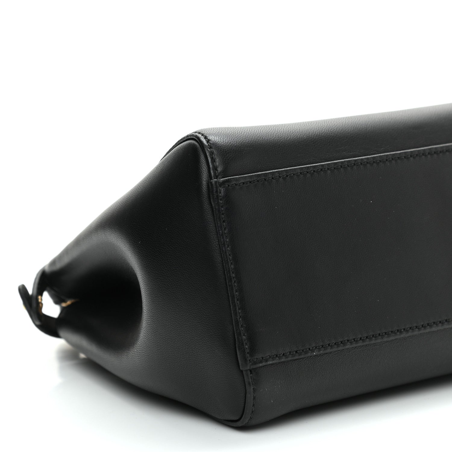 Fendi Nappa Mini Peekaboo Iconic Satchel Black 8 of 9