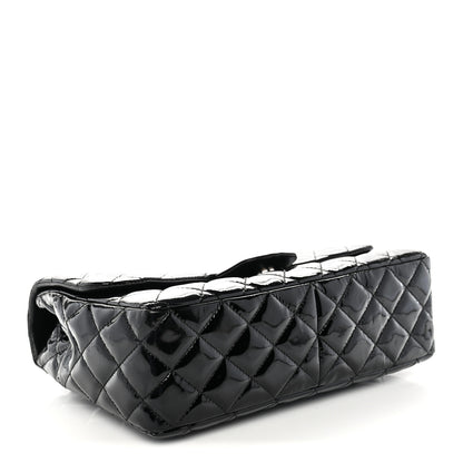 Chanel Patent Quilted Jumbo Single Flap Black 4 of 13