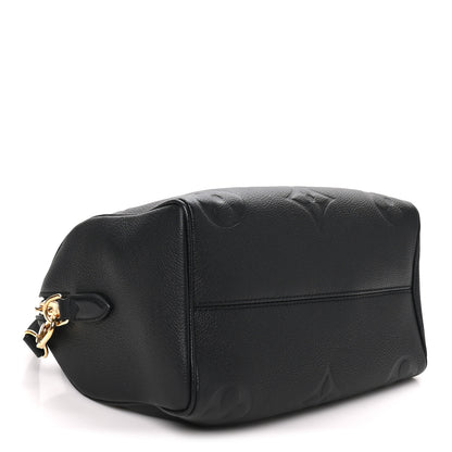 Louis Vuitton Empreinte Monogram Giant Speedy Bandouliere 25 Black 4 of 9