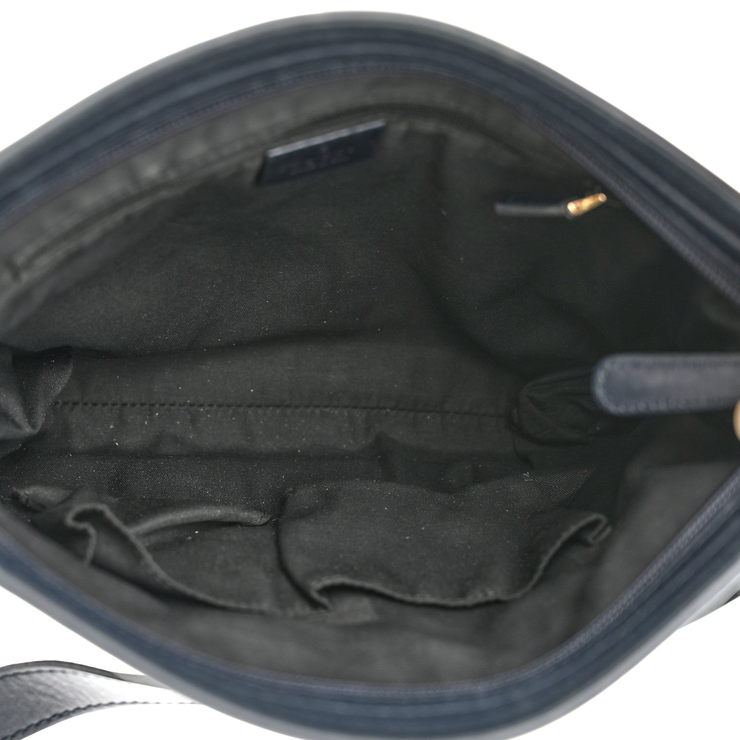 Gucci GG Supreme Monogram Web Flat Messenger Bag Navy 5 of 10