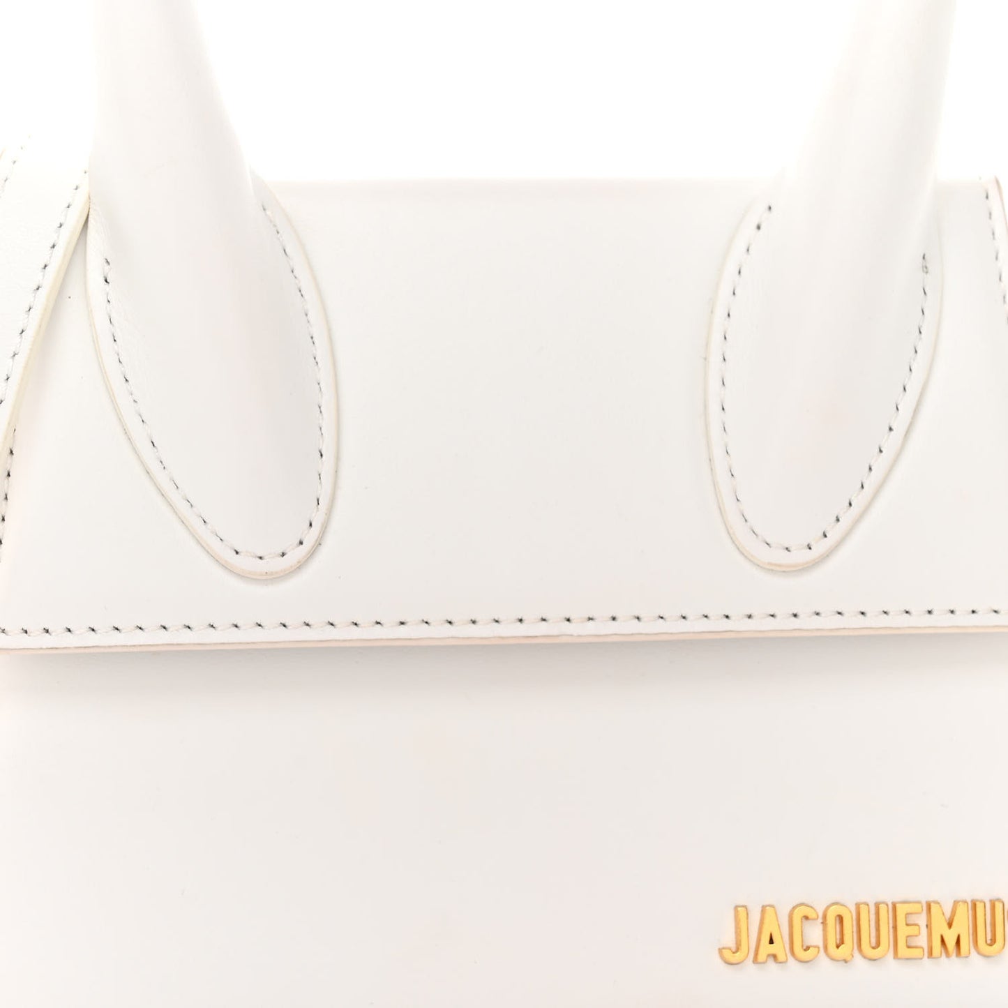 Smooth Calfskin Le Chiquito Moyen White