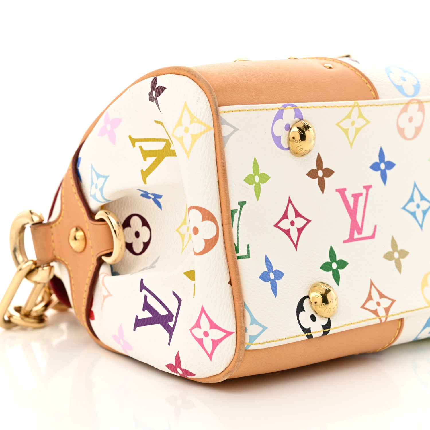 Louis Vuitton Monogram Multicolor Beverly MM White 9 of 9