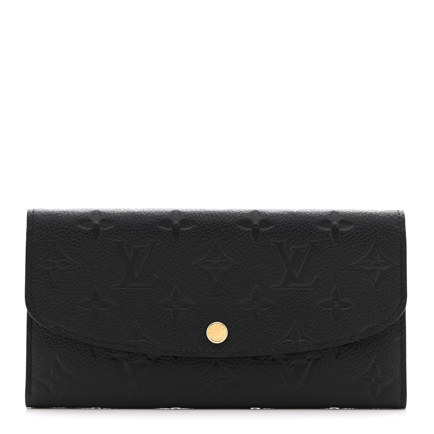 Louis Vuitton LOUIS VUITTON Empreinte Emilie Wallet Black Dune 1 of 8