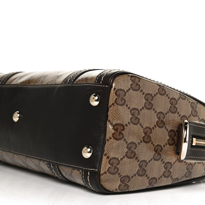 Gucci Crystal Monogram Duchessa Boston Bag Brown 10 of 12