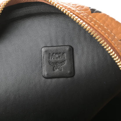 MCM Visetos Medium Side Studs Stark Backpack Cognac 7 of 13