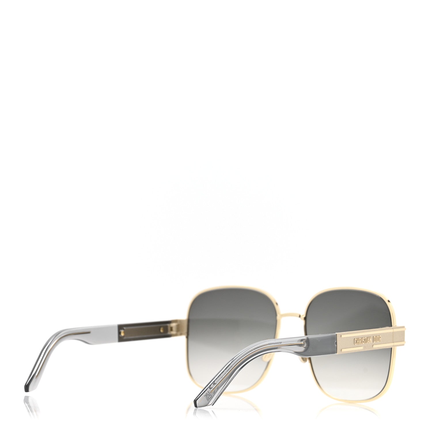 Christian Dior Diorsignature S5U Square Sunglasses Gold 4 of 8