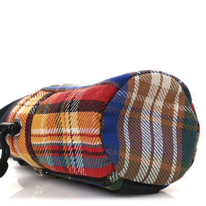 Loewe Neoprene Wool Tartan Eye/LOEWE/Nature Chalk Drawstring Bag Multicolor 9 of 10