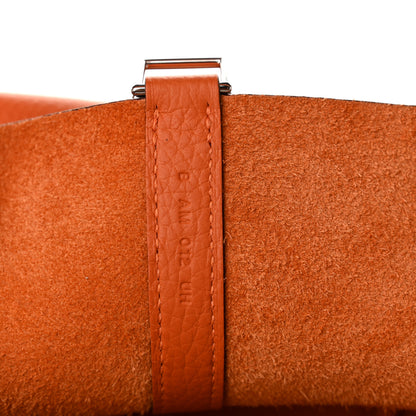 Hermes Taurillon Clemence Picotin Lock 18 PM Orange 6 of 10