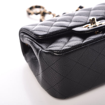 Chanel Caviar Quilted Mini Square Flap Black 8 of 10