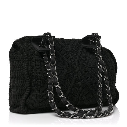 Chanel Crochet Medium Single Flap Black 3 of 10