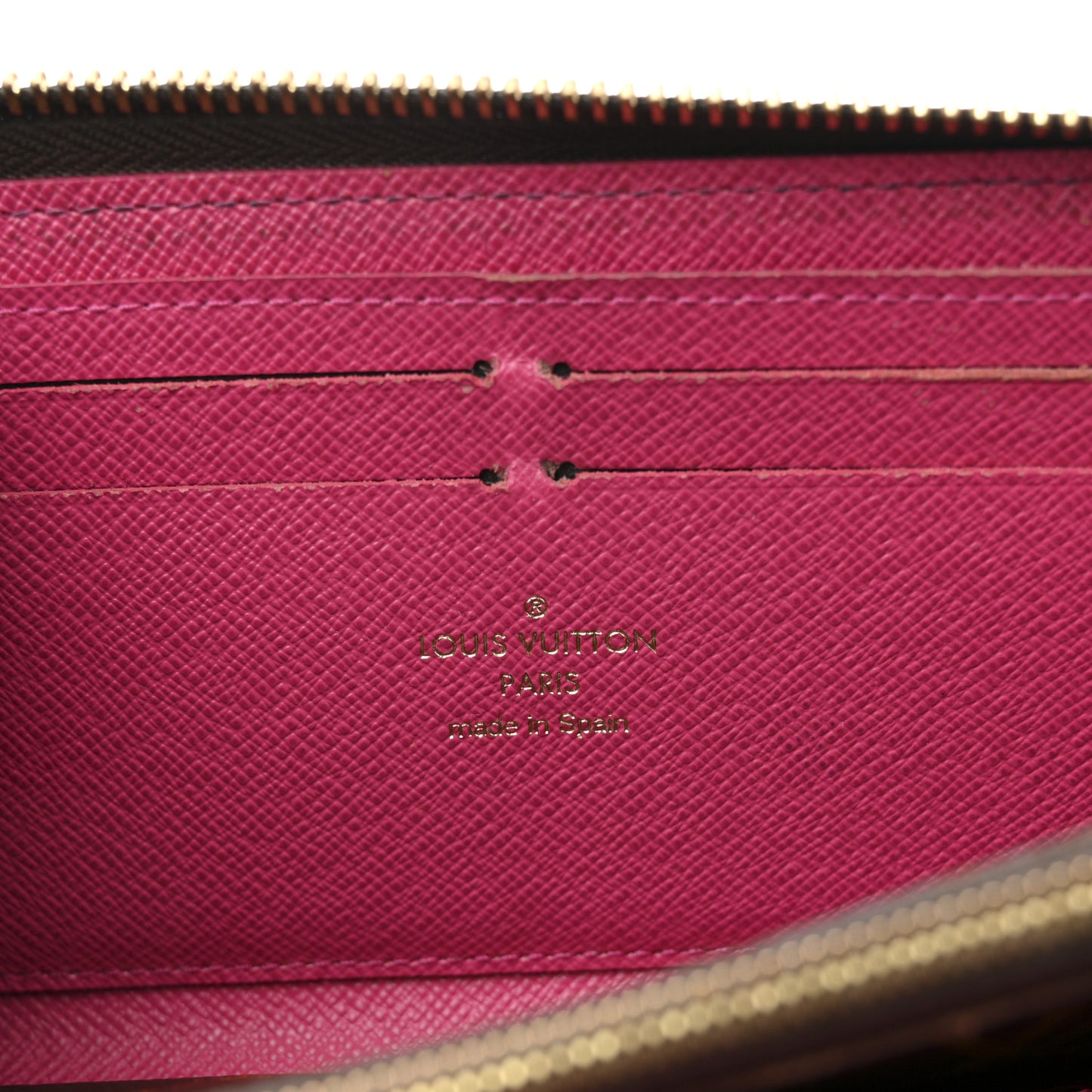 Monogram Clemence Wallet Hot Pink
