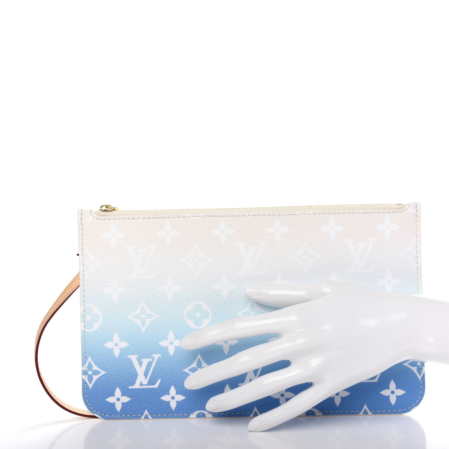 Louis Vuitton Monogram By The Pool Neverfull MM Pochette Blue 2 of 7