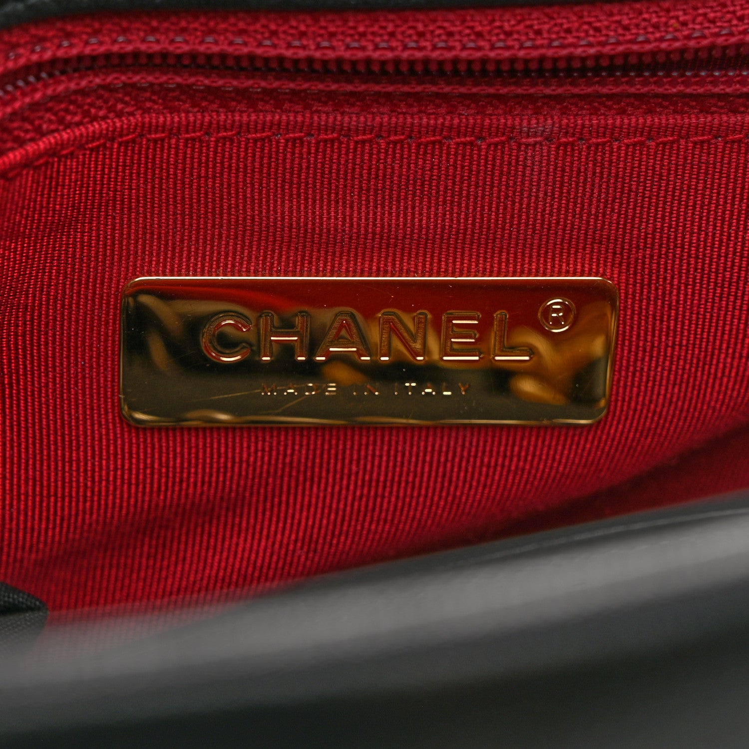 Chanel Shiny Goatskin Quilted Medium Chanel 19 Flap Black 6 of 10