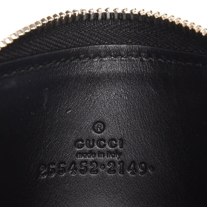 Gucci Guccissima Zip Around Card Case Black 5 of 7