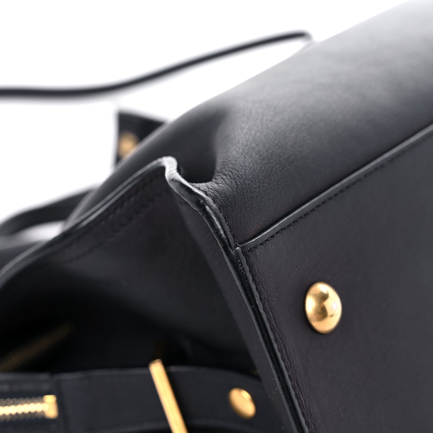 Saint Laurent Calfskin Small Classic Y Cabas Navy Blue 8 of 20
