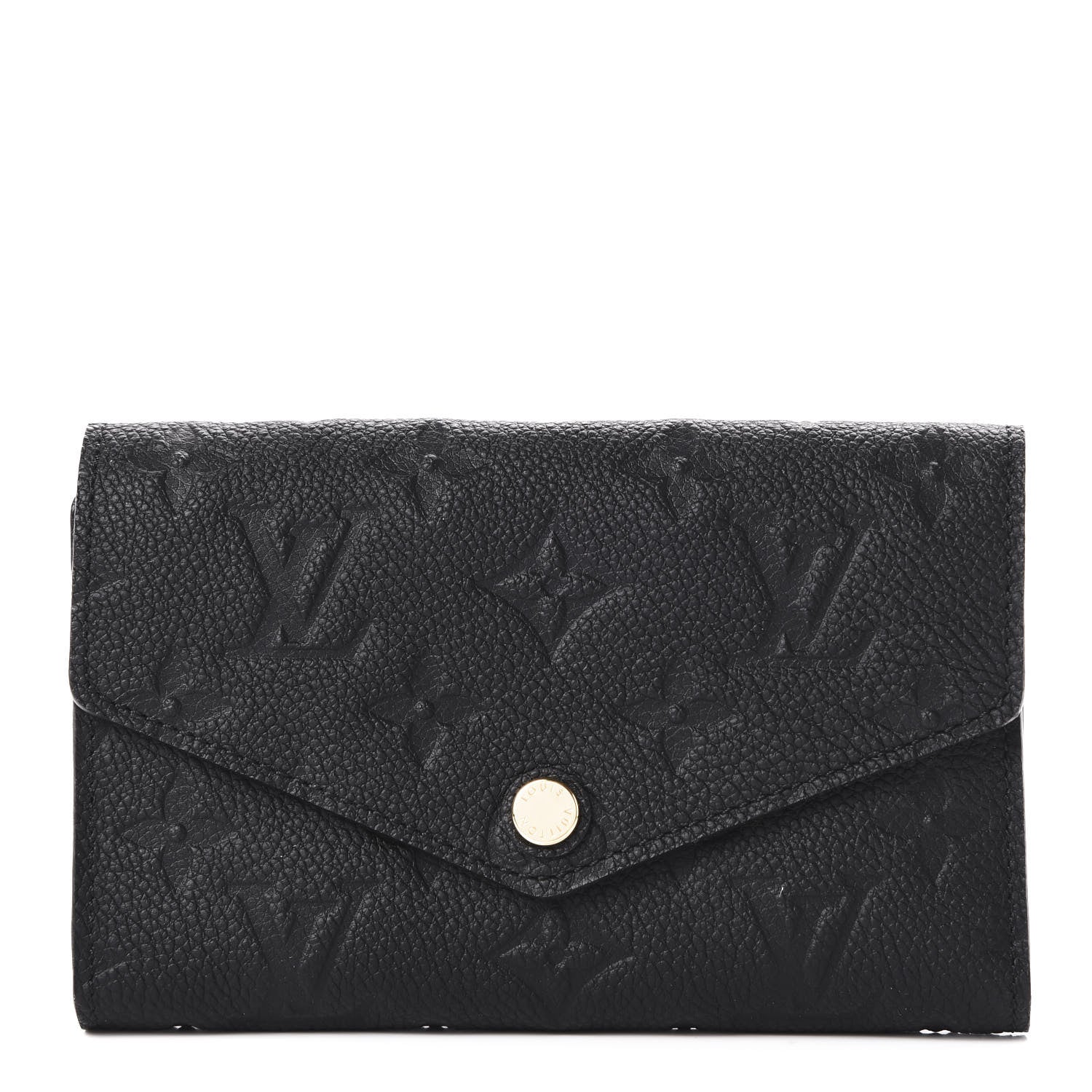 Louis Vuitton Empreinte Compact Curieuse Wallet Black 1 of 10