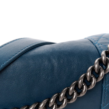 Chanel Calfskin Medium Boy Reverso Flap Blue 11 of 12