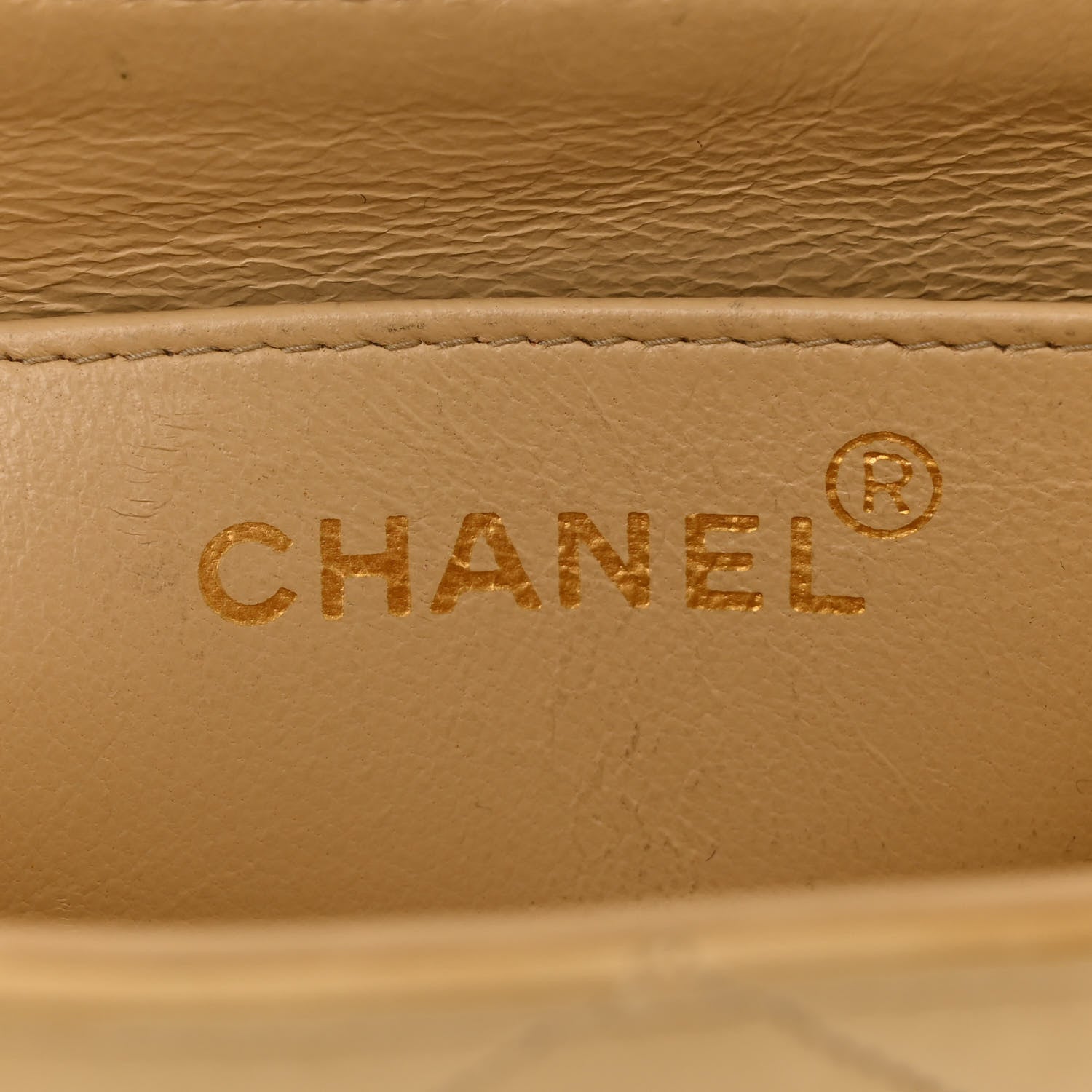 Chanel Lambskin Quilted Small Single Flap Beige 6 of 12
