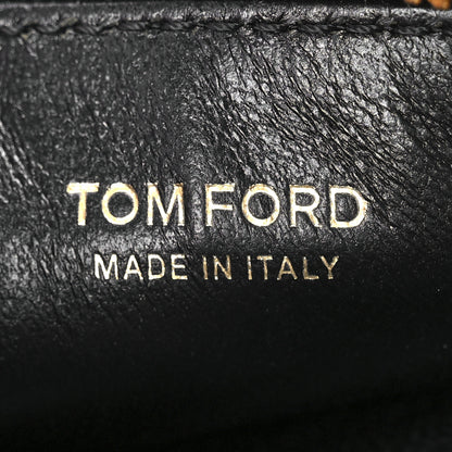 Tom Ford Grained Calfskin Zip Pouch Card Holder Black 5 of 10