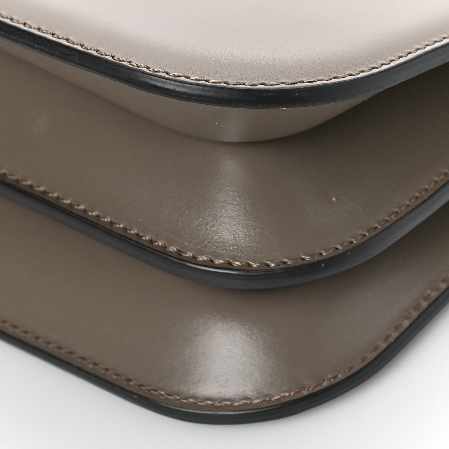 Fendi Vitello King Luxor Fendi Touch Shoulder Bag Tartufo 9 of 9