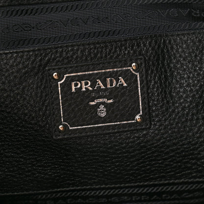 Prada Vitello Daino Shopping Tote Black 6 of 9