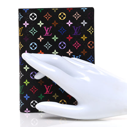 Louis Vuitton LV X TM Monogram Multicolor Passport Cover Black 2 of 7
