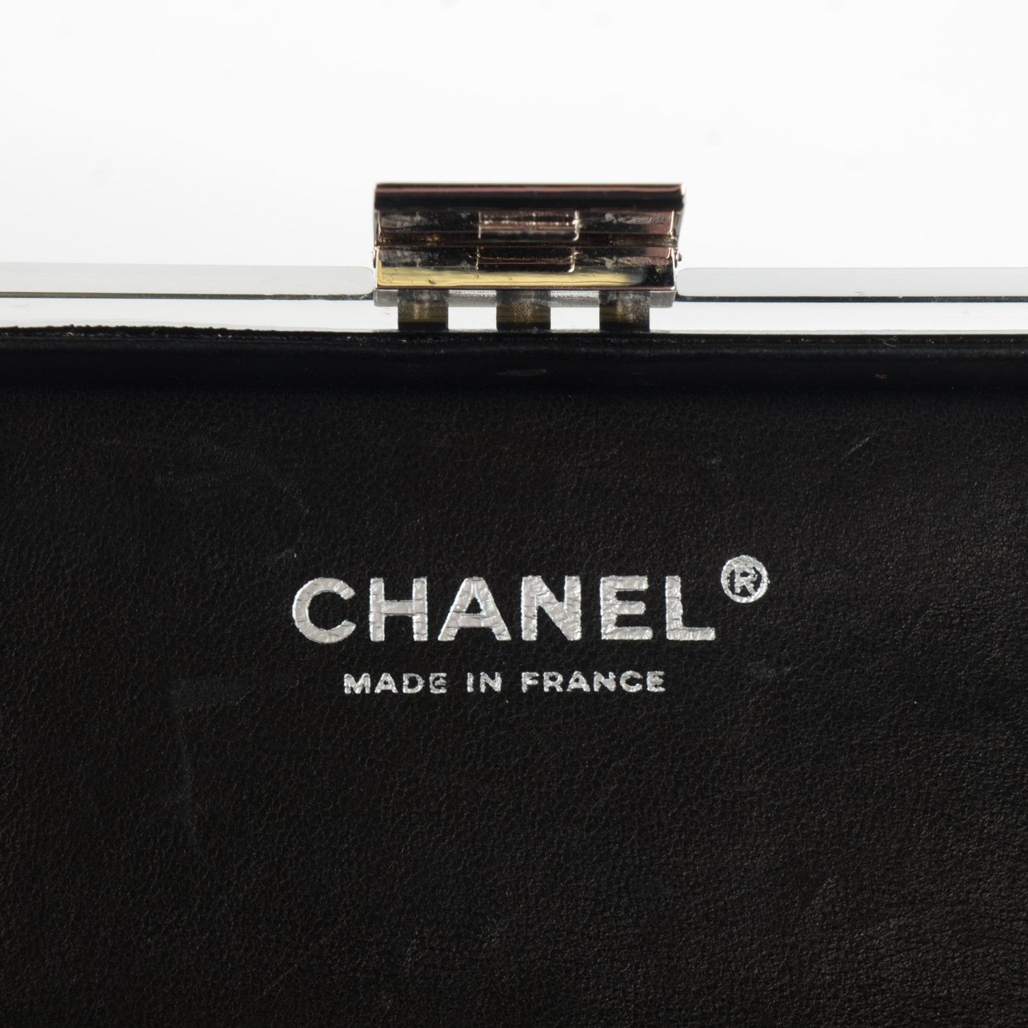 Chanel Lucite Wristlet Clutch Black Transparent 6 of 7