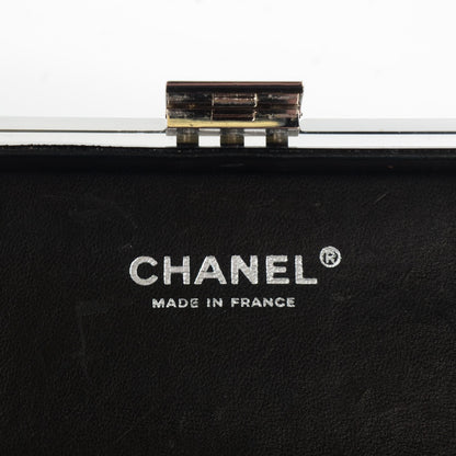 Chanel Lucite Wristlet Clutch Black Transparent 6 of 7
