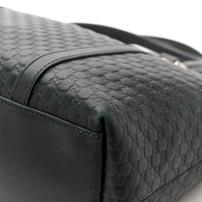 Gucci Soft Microguccissima Small Zippered Satchel Black 13 of 14