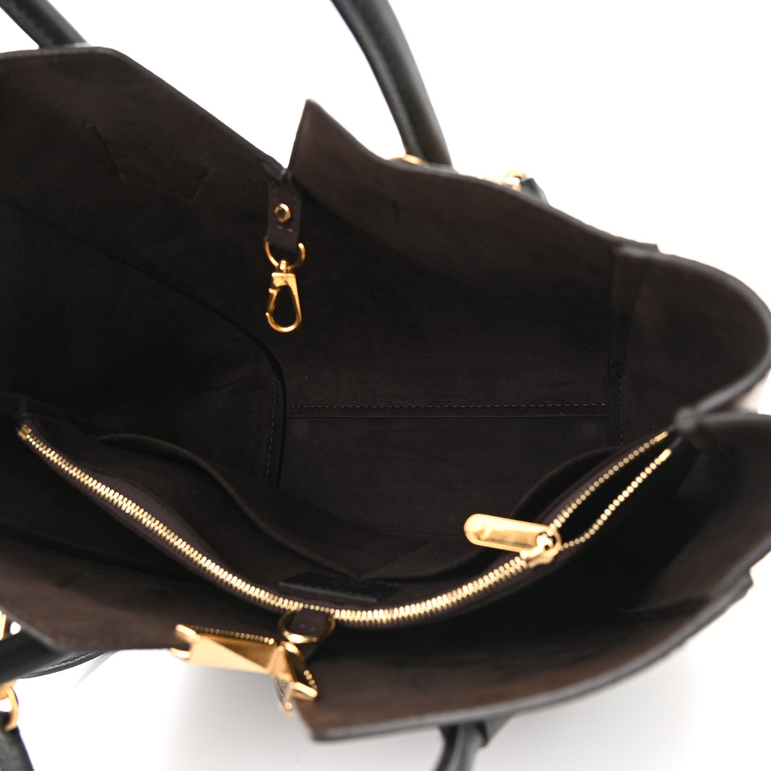 Louis Vuitton Calfskin Monogram Kimono Tote PM Black 5 of 10