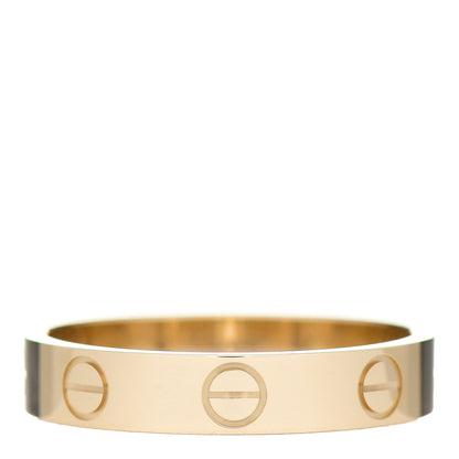 Cartier 18K Yellow Gold 3.5mm LOVE Wedding Band Ring 52 6 1 of 5