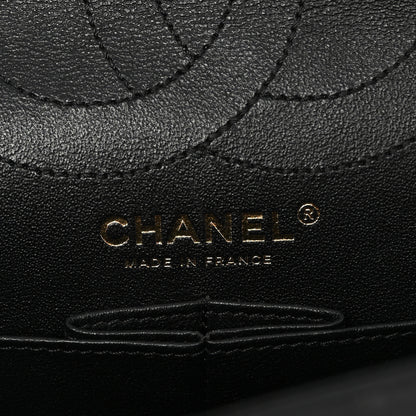 Chanel Crumpled Calfskin Chevron Quilted 2.55 Reissue 226 Black 6 of 11