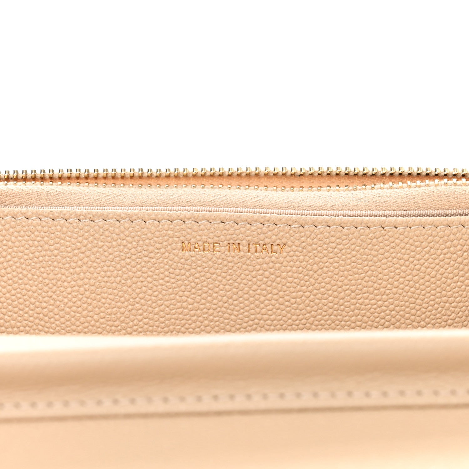 Chanel Caviar Quilted Golden Class Wallet On Chain WOC Beige 6 of 10