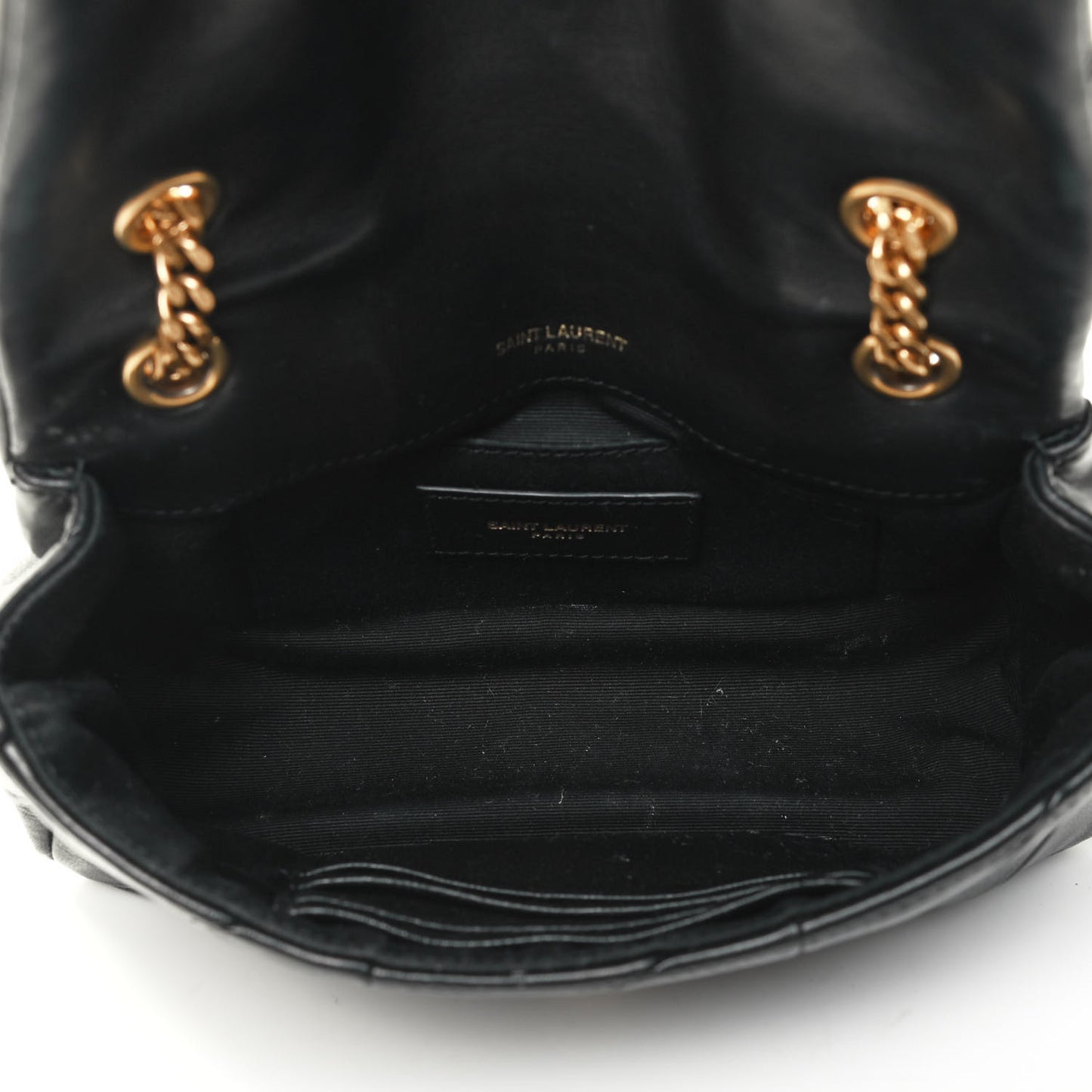 Lambskin Patchwork Monogram Small Jamie Black