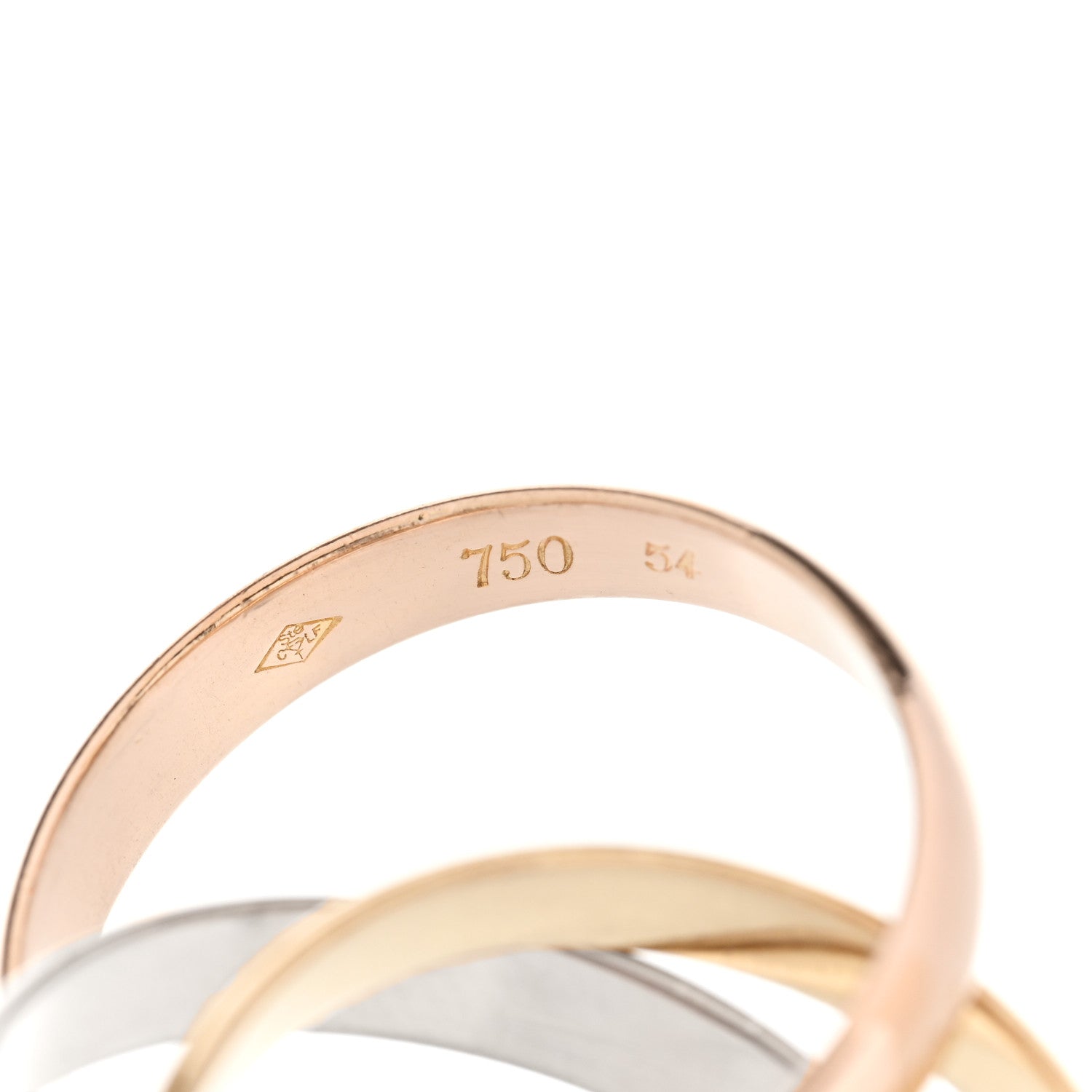 Cartier 18K Pink Yellow White Gold Classic Les Must De Cartier