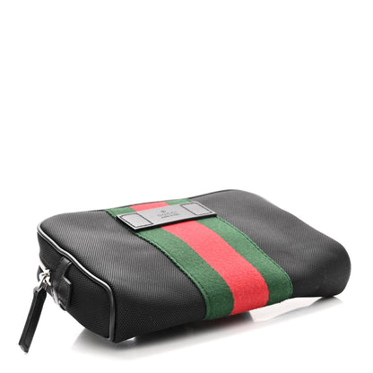Gucci Canvas Web Slim Belt Bag Black 4 of 10