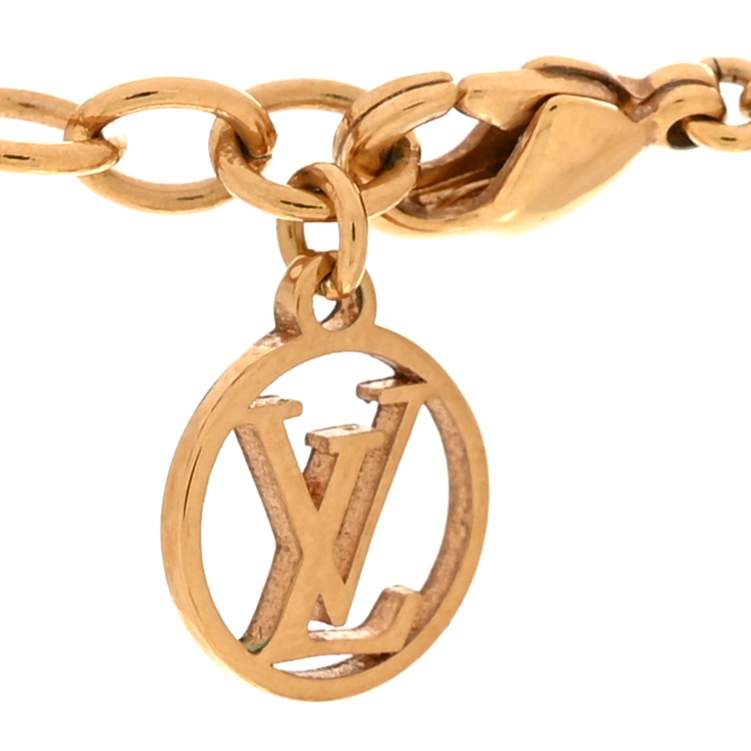 Louis Vuitton Essential V Necklace Gold 1844835 – FASHIONPHILE