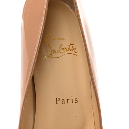 Christian Louboutin Patent Corneille 100 Pumps 37.5 Nude 7 of 7