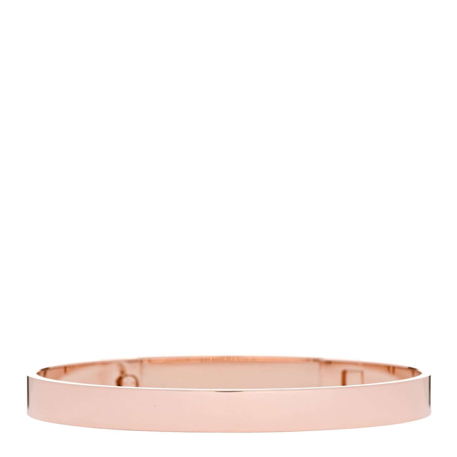 Hermes 18K Rose Gold PM Collier De Chien Bracelet SH 2 of 4