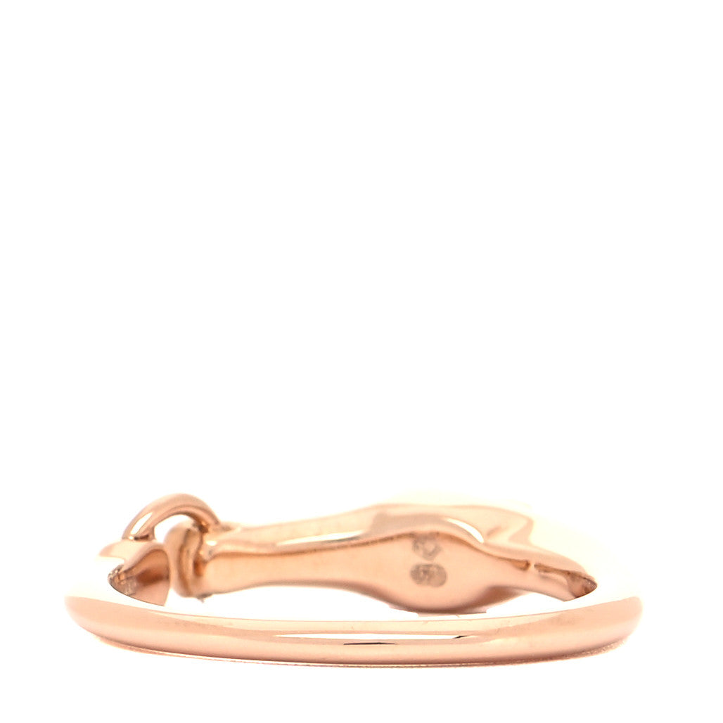 18K Rose Gold Diamond TPM Galop Ring 50 5.5