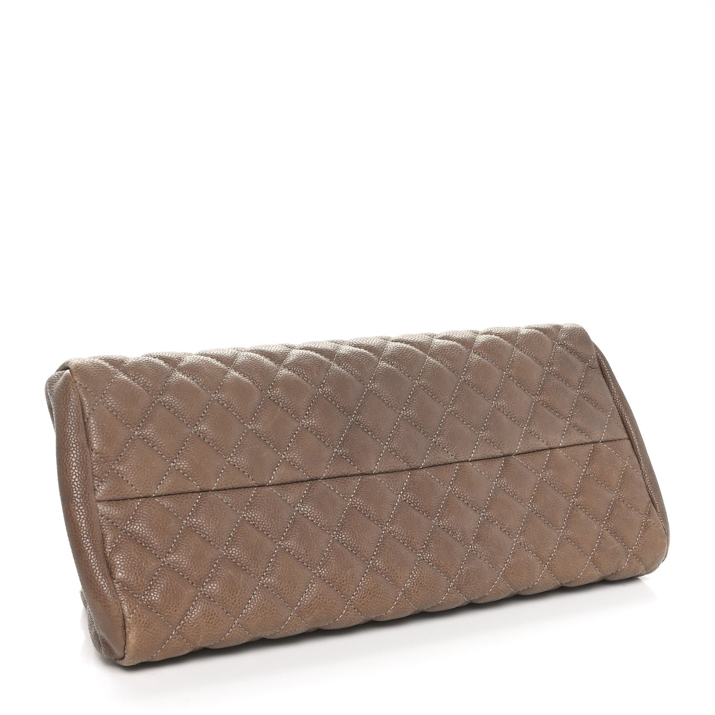 Caviar Quilted Medium Just Mademoiselle Beige