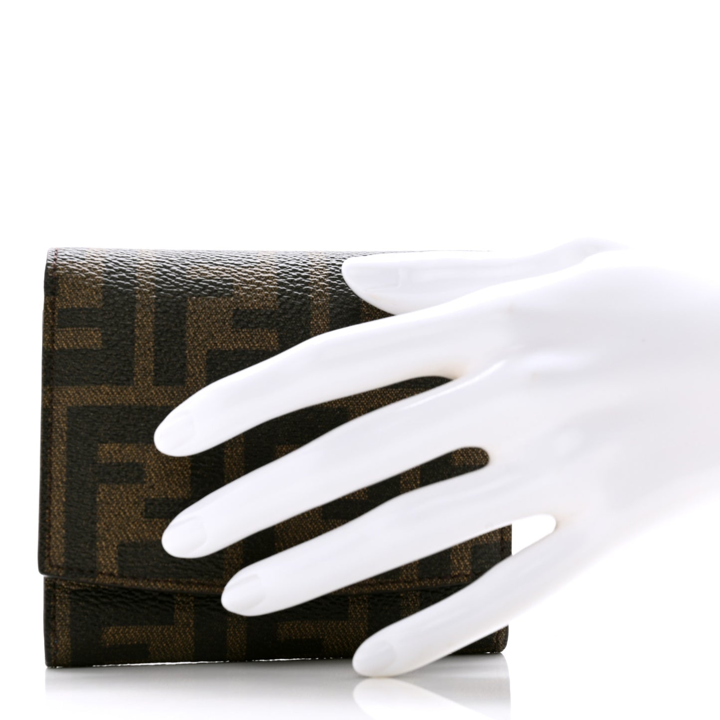 Vitello Elite Zucca Compact Wallet Tobacco