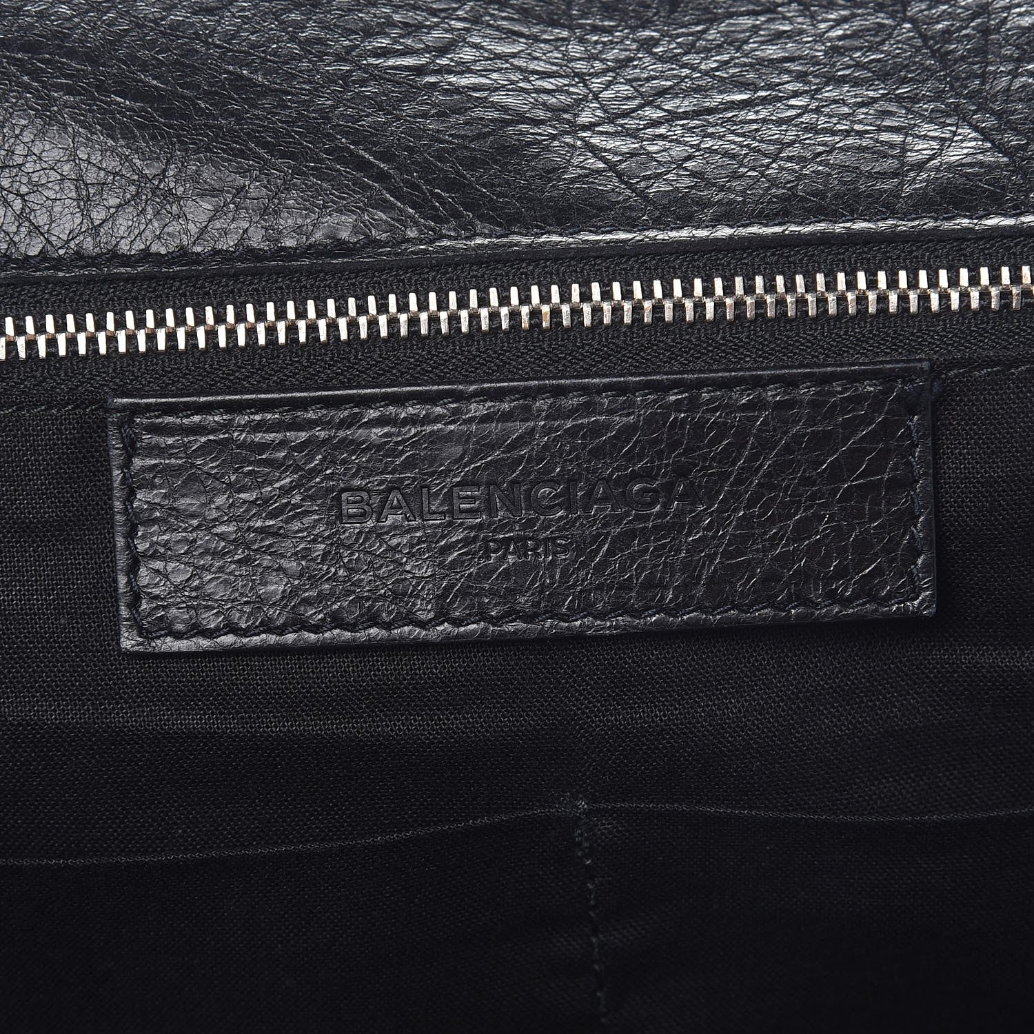 Balenciaga Agneau Arena Foldover Messenger Black 6 of 8
