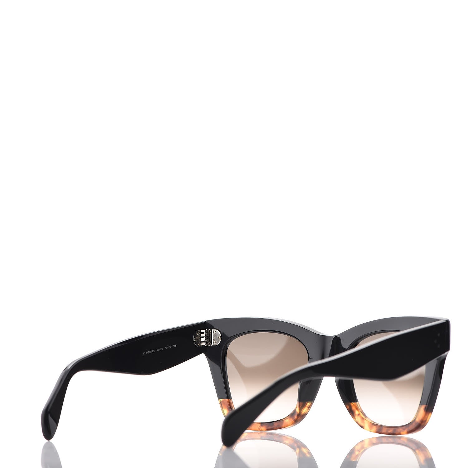 Celine Catherine Sunglasses CL 41098/F/S Black Havana 4 of 6
