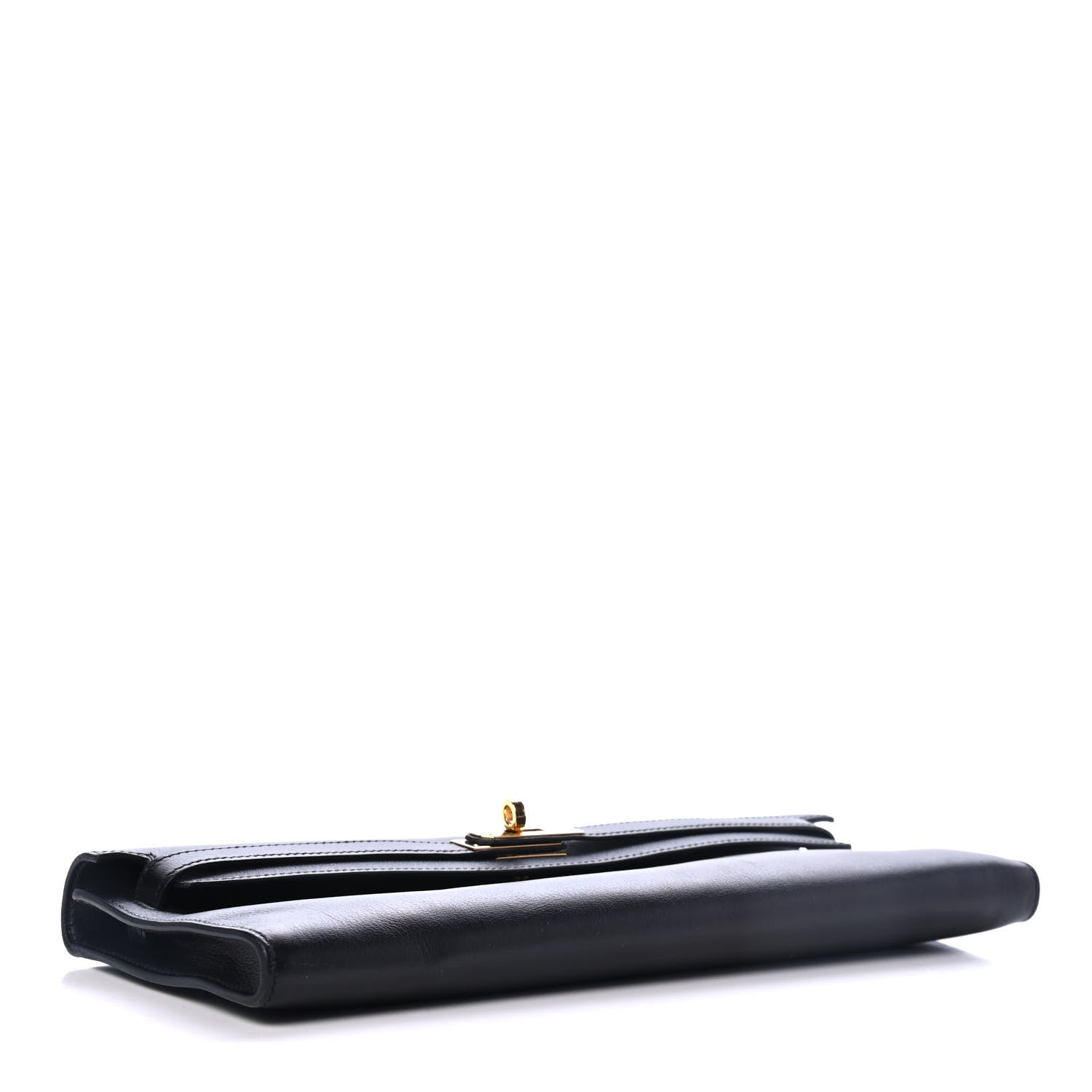 Hermes Swift Kelly Cut Clutch Pochette Black 3 of 4