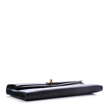 Hermes Swift Kelly Cut Clutch Pochette Black 3 of 4